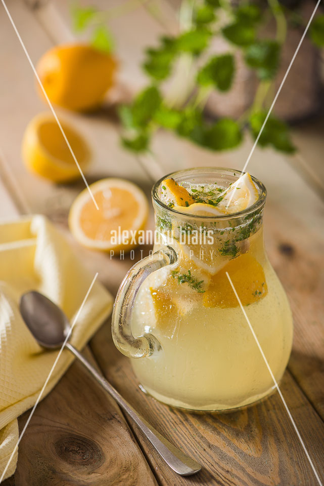 fotografie-culinara-Limonada cu menta